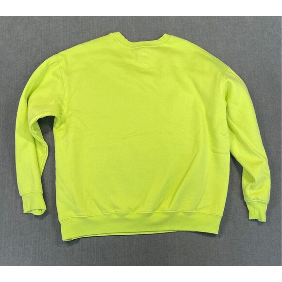 Sanrio Badtz Maru Sweatshirt Women XL Green Kawaii 90s Y2K Streetwear Anime - Picture 6 of 7